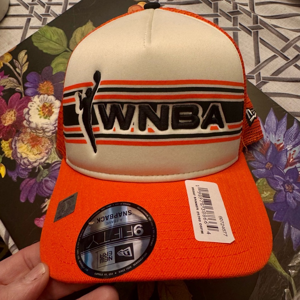 WNBA Orange and Cream Snapback Hat